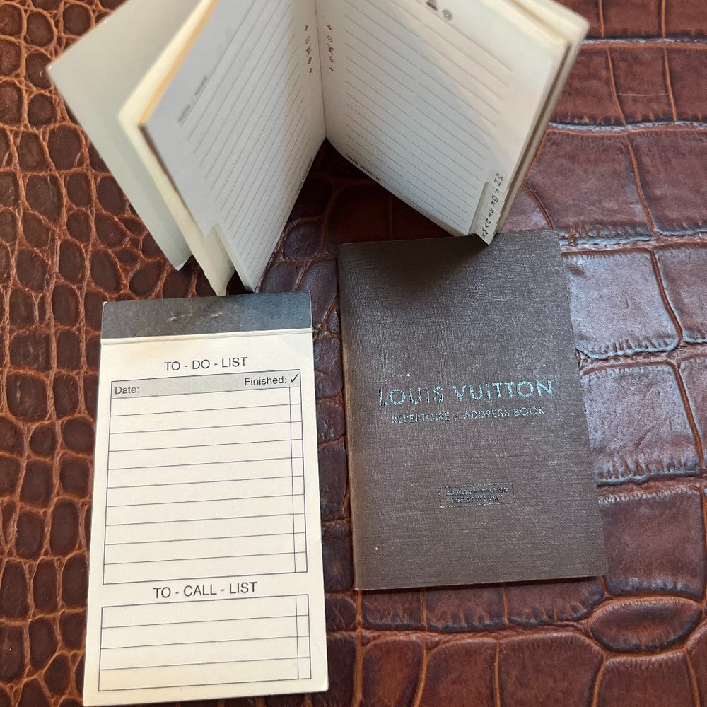 Louis Vuitton Mini Address book &  Mini notepad